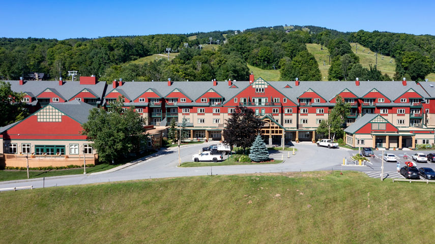 Summer Exterior of Grand Summit Resort at Mount Snow