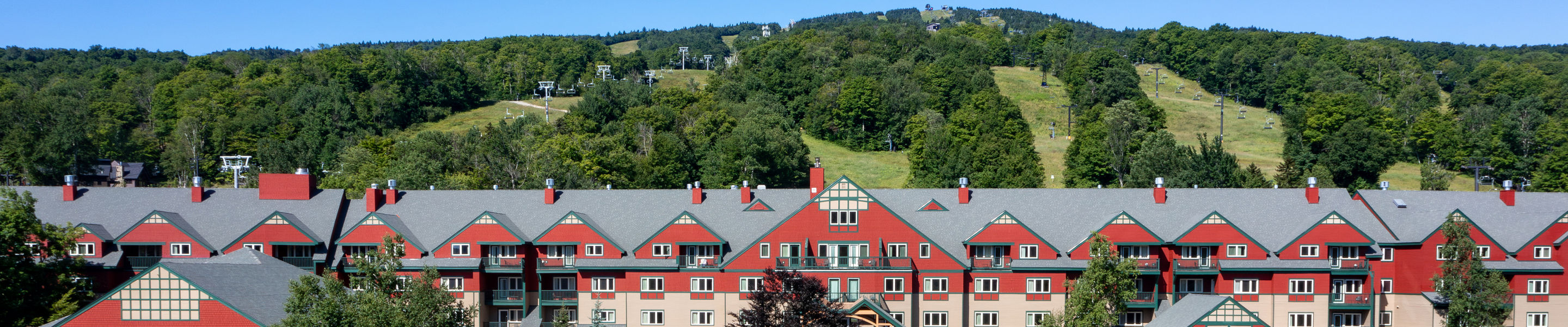 Summer Exterior of Grand Summit Resort at Mount Snow