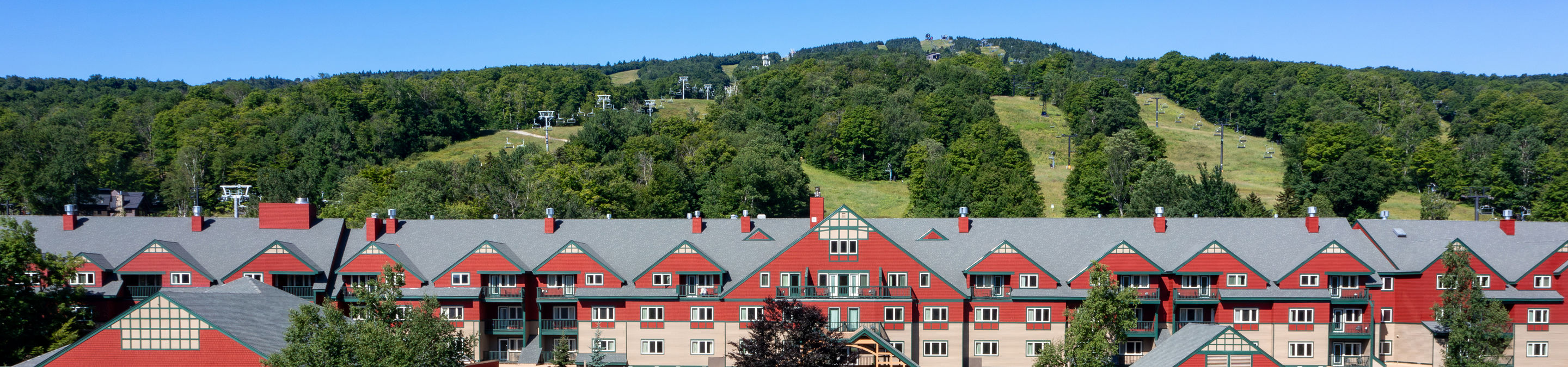 Summer Exterior of Grand Summit Resort at Mount Snow