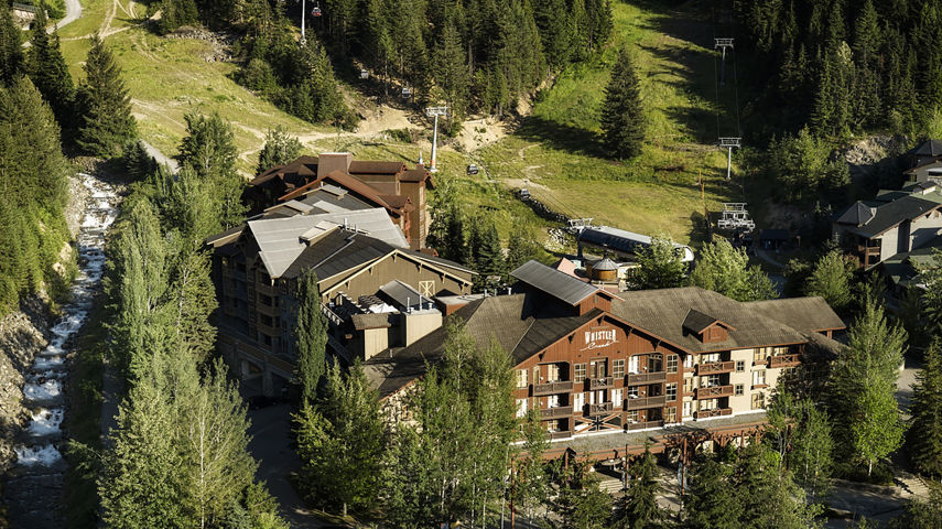 Summer Aerial Image of Whistler Blackcomb Legends