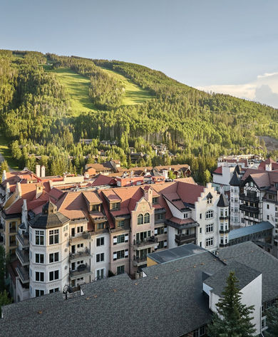 Summer Aerial View of The Arrabelle at Vail
