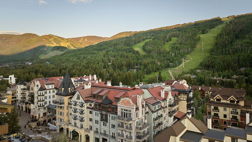 Summer Aerial View of The Arrabelle at Vail
