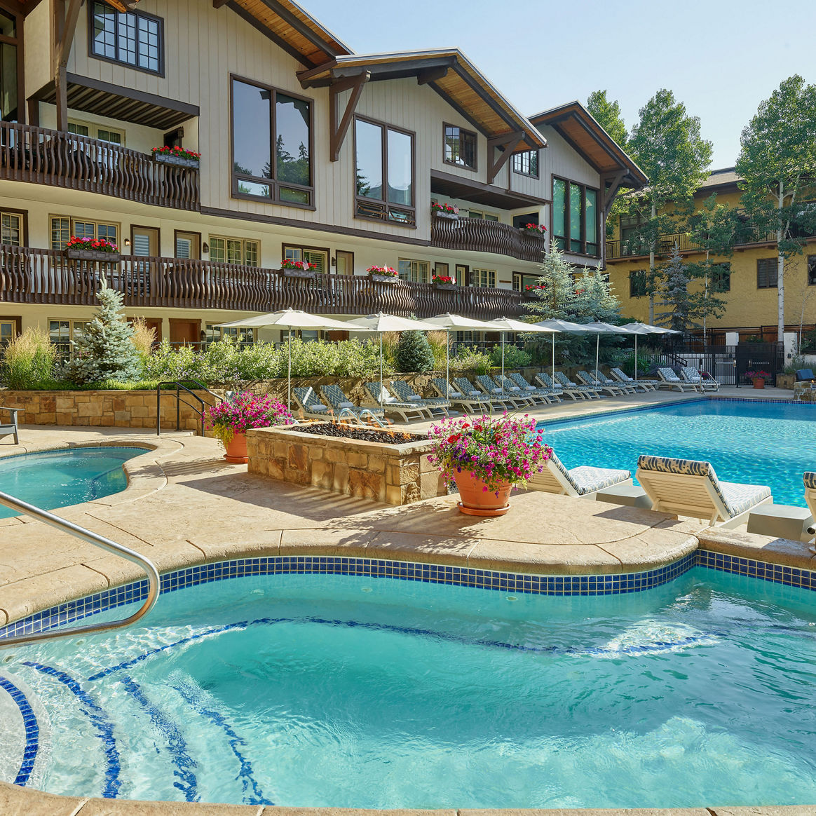 Outdoor Pool and Hot Tub at The Lodge at Vail