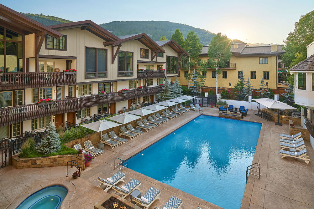 Outdoor Pool and Hot Tub at The Lodge at Vail