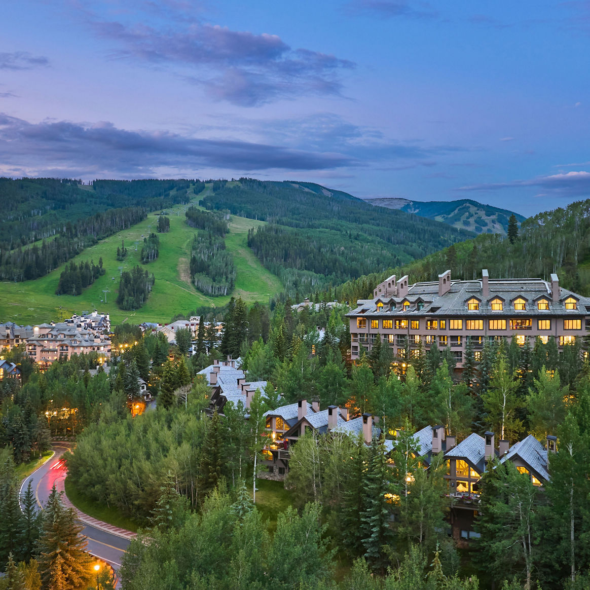Summer Aerial View of The Pines at Beaver Creek