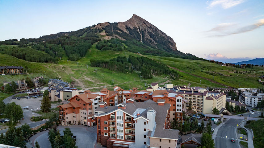 Summer Exterior of Grand Lodge at Crested Butte