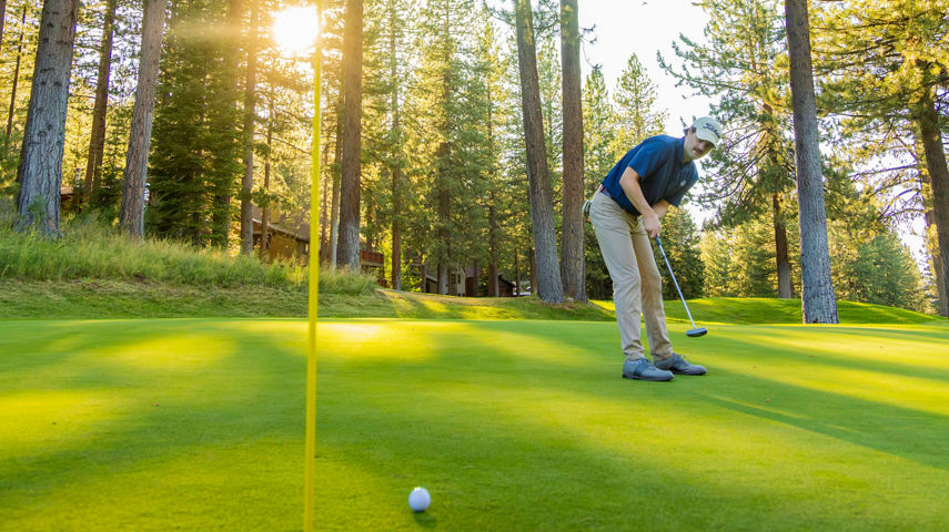 Golfing at Northstar 