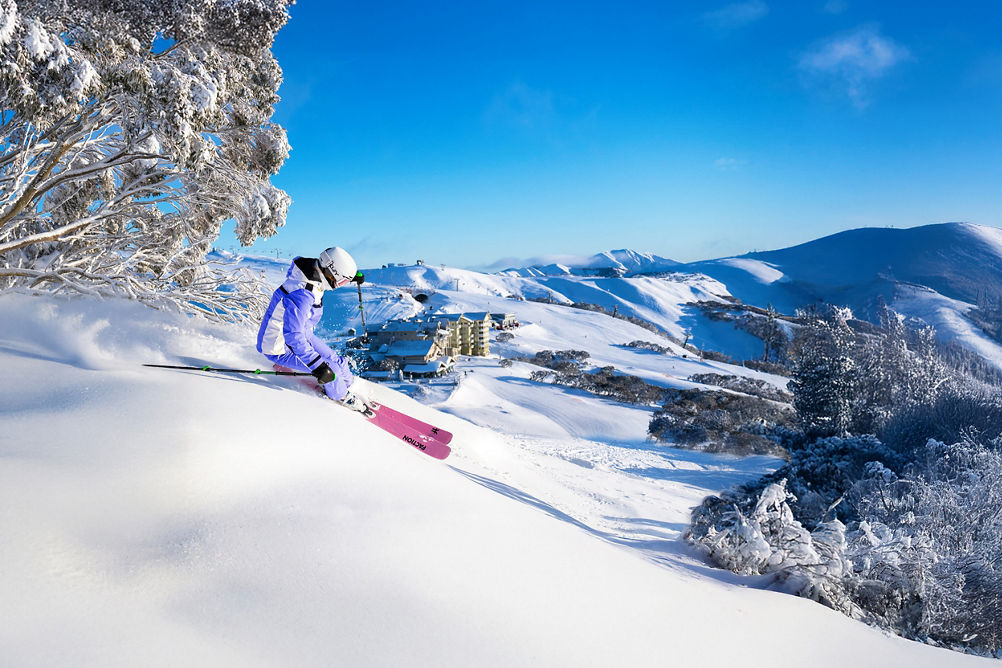 Skier at Hotham