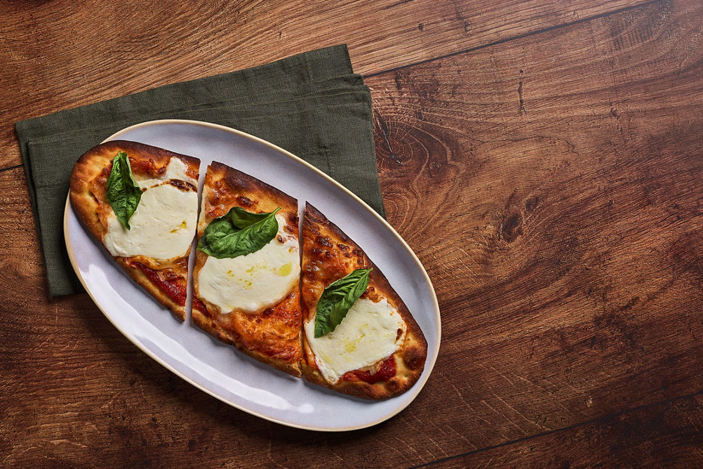 Margherita Flatbread Upper Crust Plate
