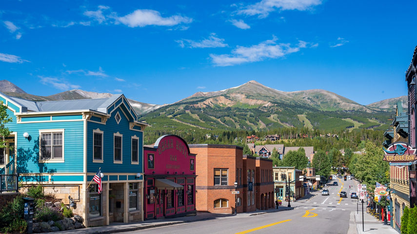 Summer View of Town of Breckenridge