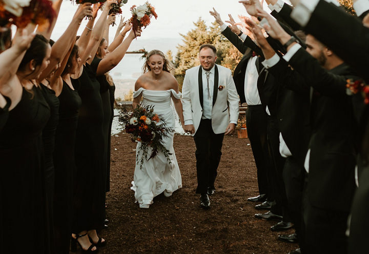 Fall Wedding Ceremony at Mount Sunapee