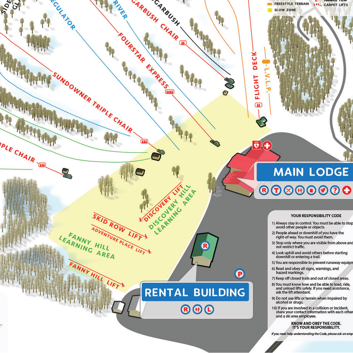 Mad River Winter 2024-25 Trail Map