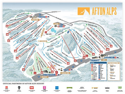 Afton Alps Winter 2024-2025 Trail Map