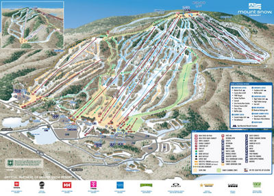 Mount Snow Winter 2024-2025 Trail Map