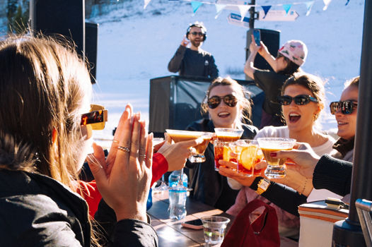 Express Lift Apres at Vail Opening Day 2024