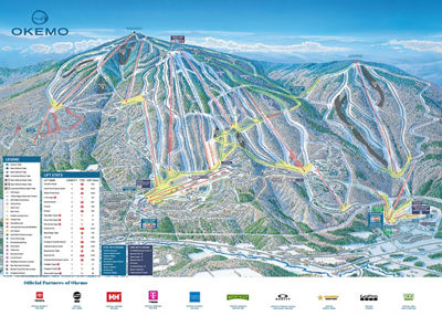 Okemo Winter 2024-2025 Trail Map