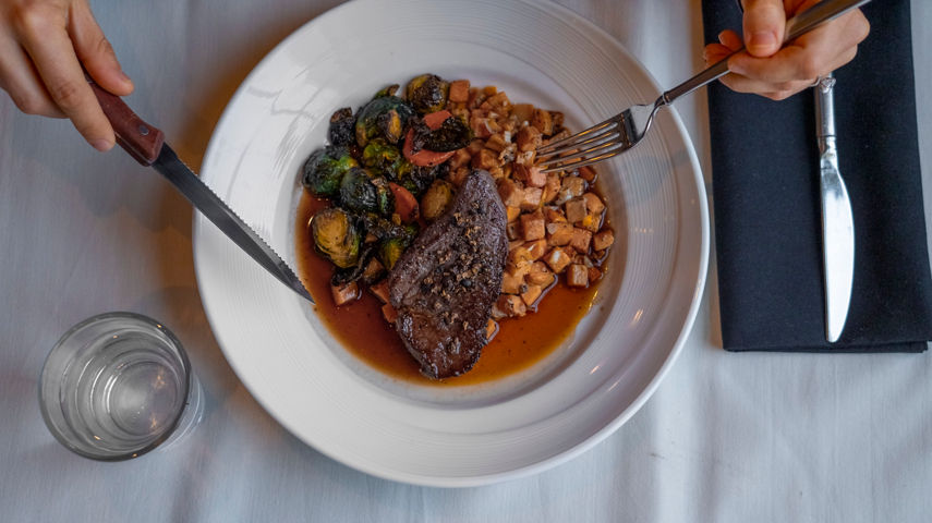 Main Course at Okemo's Coleman Brook Tavern