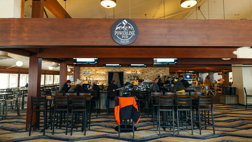 Guests Dining at Vail Powerline Pub