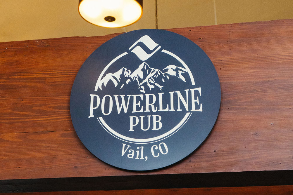 Vail Powerline Pub Sign