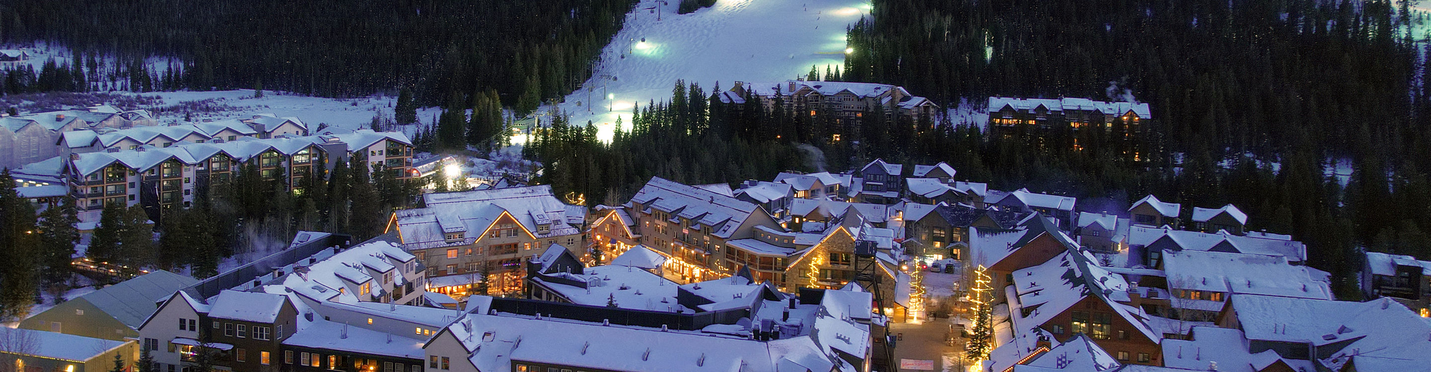 Holiday Lighting in Keystone Village