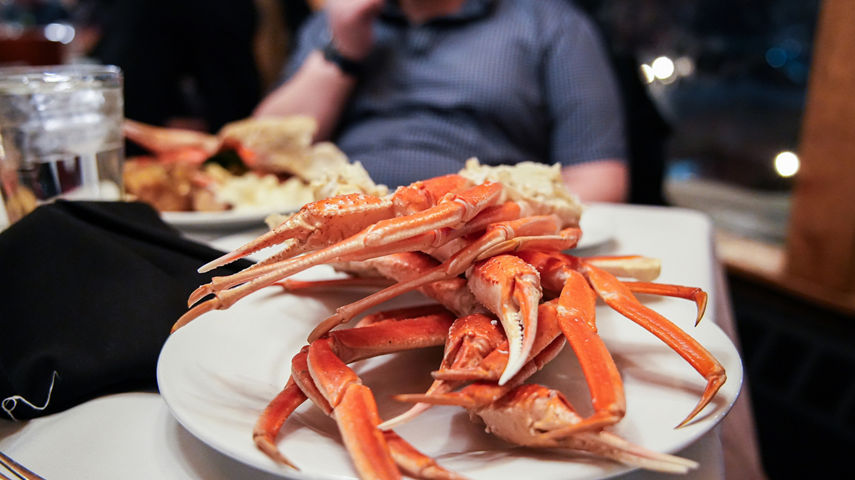 Snow Crab Legs at Seven Springs Slopeside
