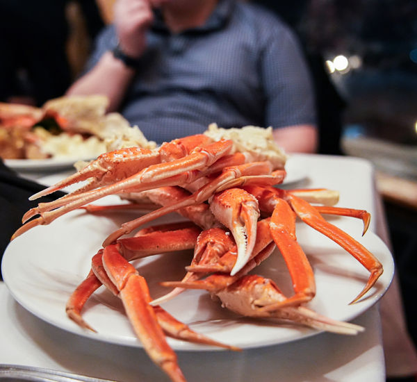 Snow Crab Legs at Seven Springs Slopeside