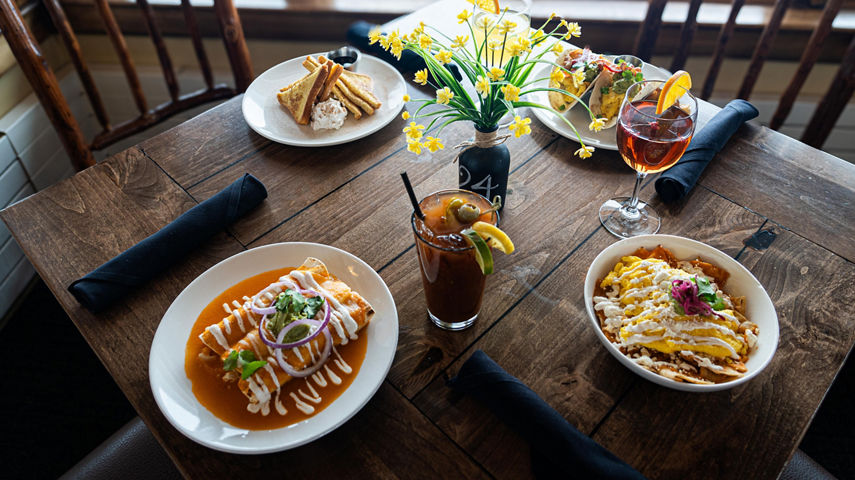 Breakfast Spread at Stowe Cliffhouse Restaurant