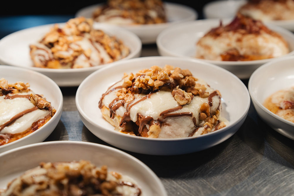 Banana Nutella Cinnamon Buns at Whistler Blackcomb Chic Pea