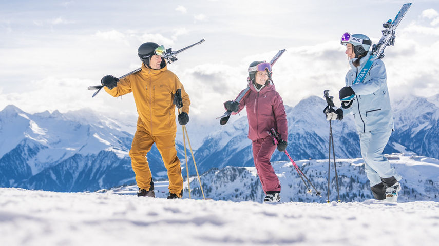 Skiing on Mount Penken