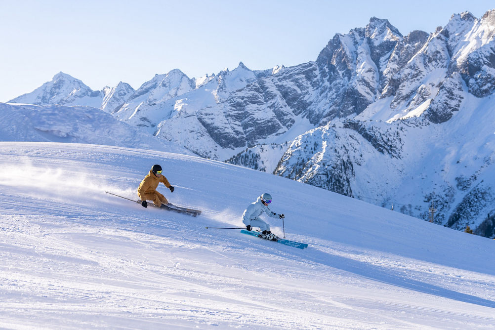 Skiing on Mount Ahorn
