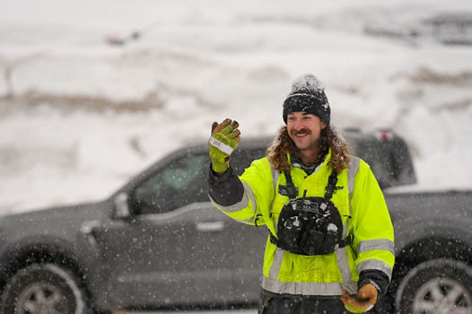 Parking Lot Team at Stevens Pass