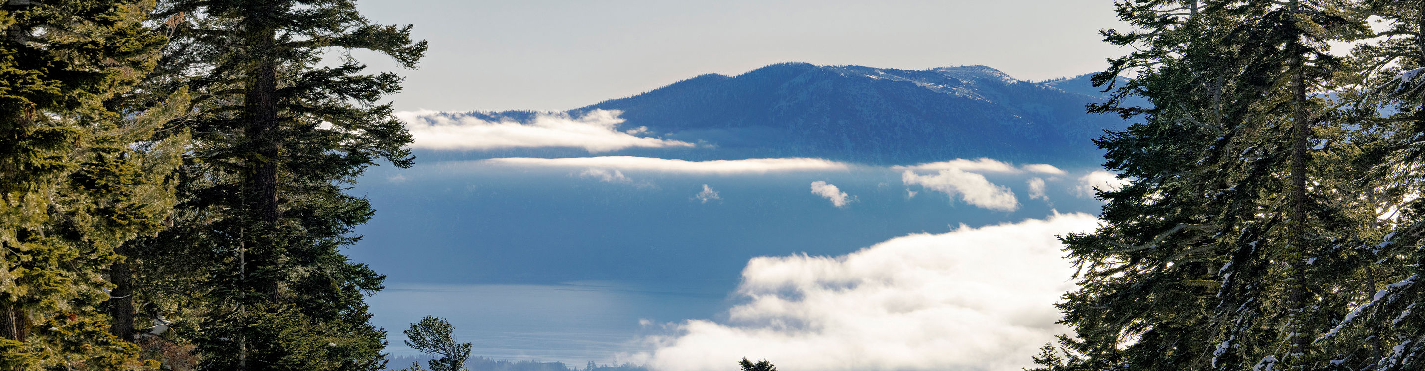 Winter Scenic Shot of Mountain at Northstar