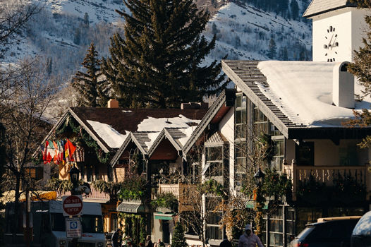 Scenic View of Vail Village