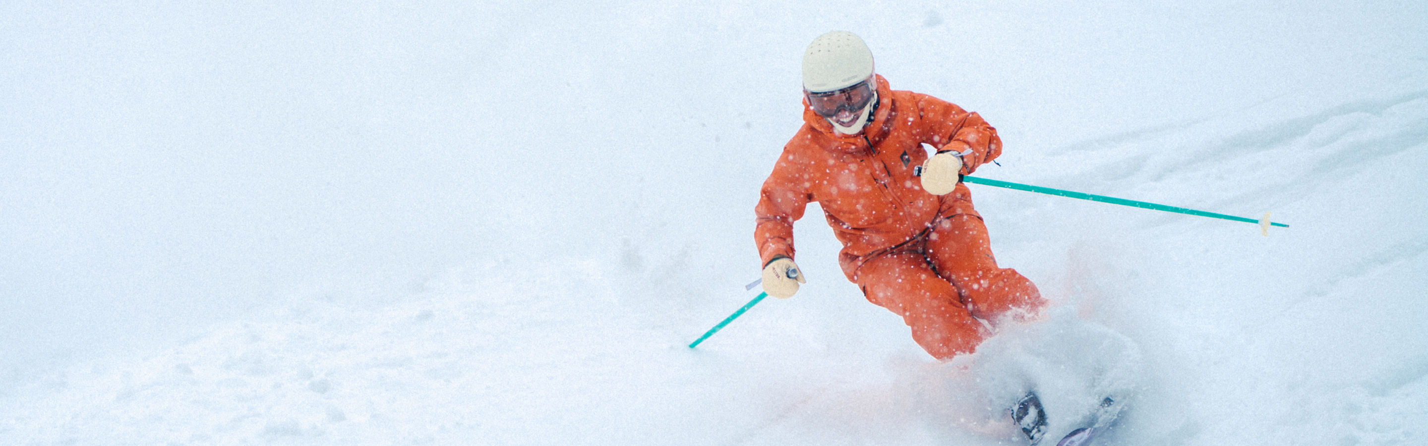 Skier Deep In Powder at Beaver Creek