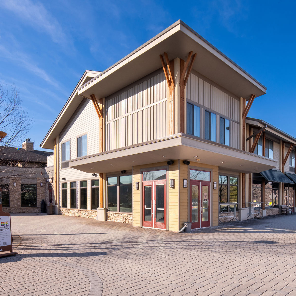 Winter Exterior of Highland Lodge at Liberty