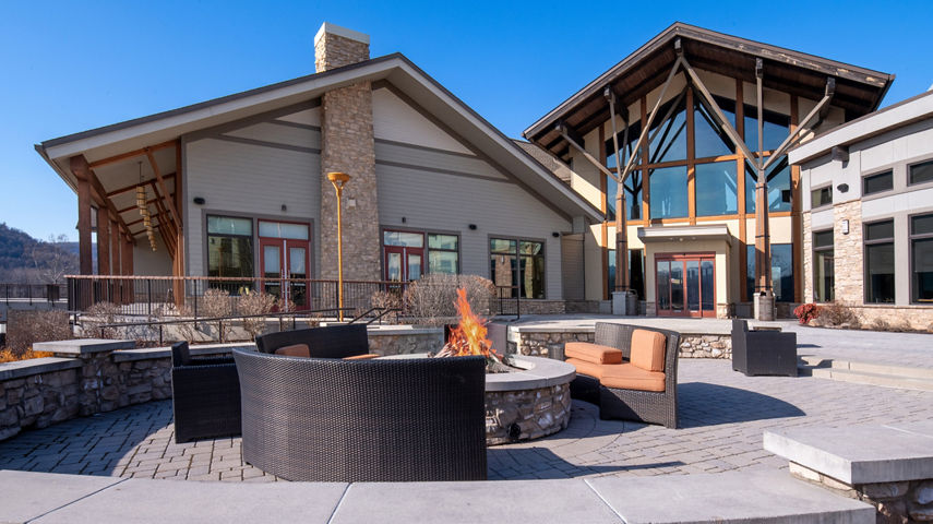 Outdoor Firepit at Liberty Highland Lodge 