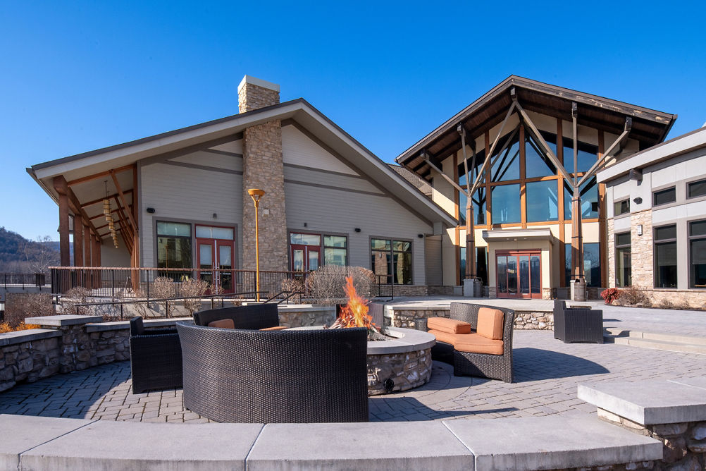 Outdoor Firepit at Liberty Highland Lodge 