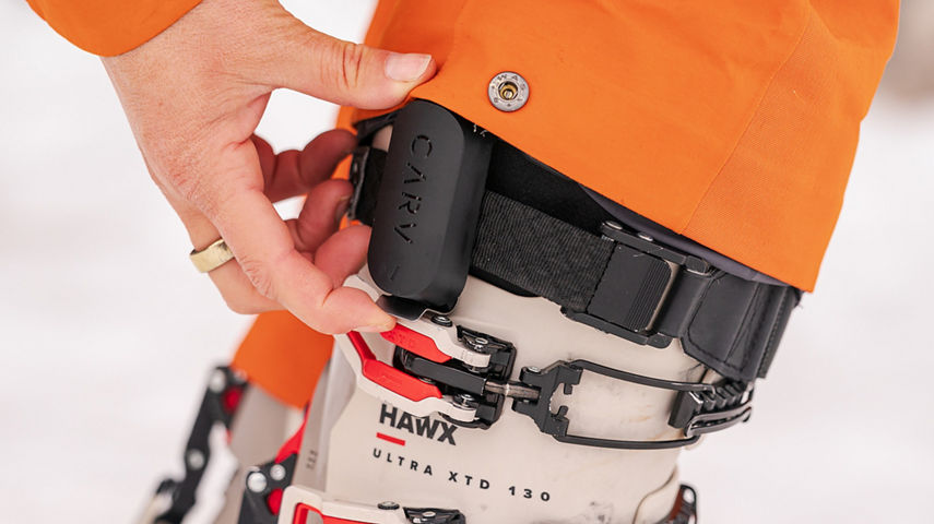 Resort Guest Using Carv Boot Sensor