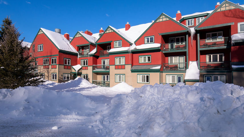 Winter Exterior of Grand Summit Resort at Mount Snow