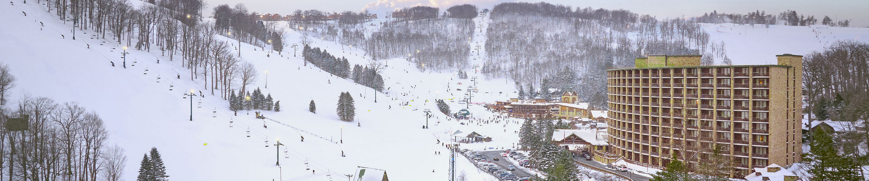 Exterior of Seven Springs Slopeside Hotel