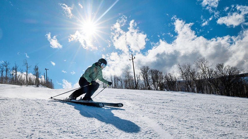 Woman Skiing at Park City