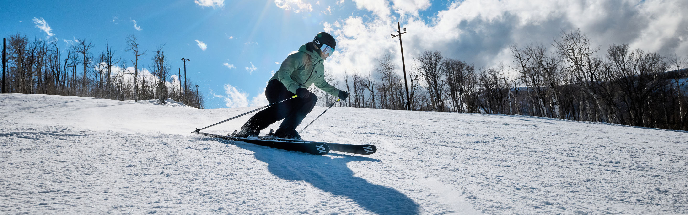 Woman Skiing at Park City
