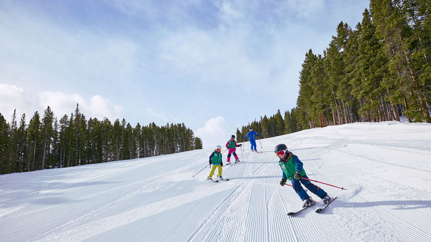 Children's Ski Lesson at Breckenridge
