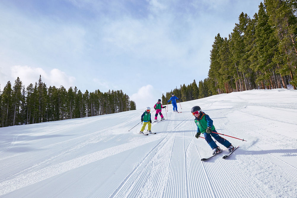Children's Ski Lesson at Breckenridge
