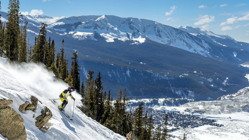 Skiing at Crested Butte