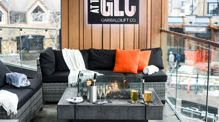 Outdoor Seating Area at Garibaldi Lift Co.
