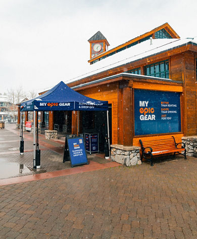 Exterior of My Epic Gear Location in Heavenly Village