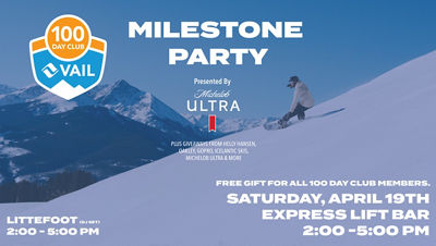 Vail 100 Day Event Party Promo