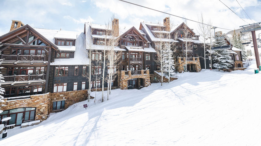 Spring Exterior of Snow Cloud Lodge at Beaver Creek