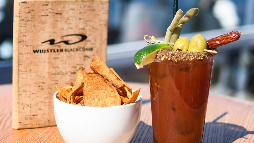 Bloody Marty and Chips at Umbrella Bar